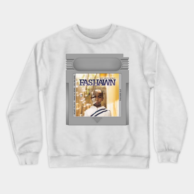 Boy Meets World. Game Cartridge Crewneck Sweatshirt by PopCarts